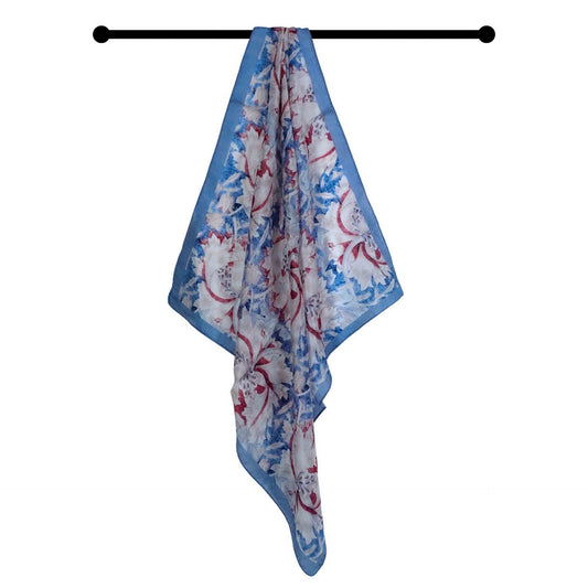 Foulard carré en pure soie japonaise