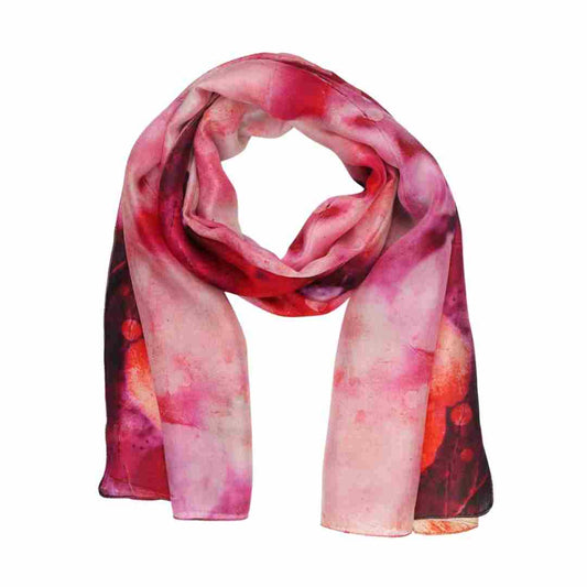 Floral Pure Silk Designer Scarf