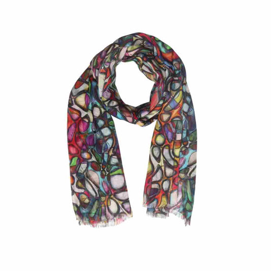 Geometric Cotton Modal Designer Scarf