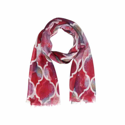 Geometric Cotton Modal Designer Scarf