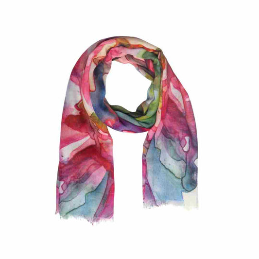 Floral Modal Silk Designer Scarf