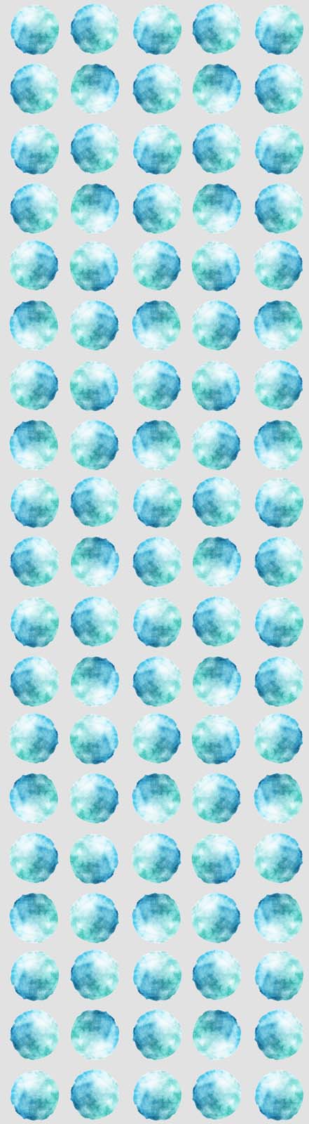 Aqua Watercolour Dots – Cotton Modal Scarf