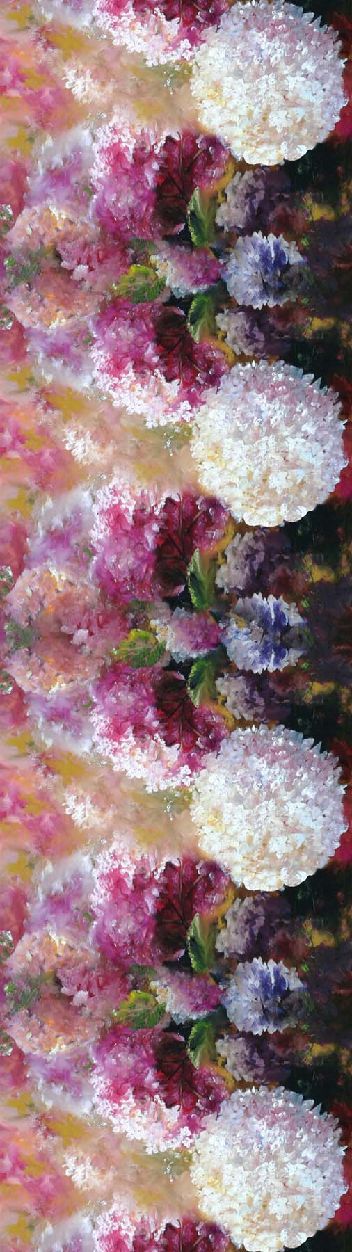 Floral Print Silk Designer Scarf