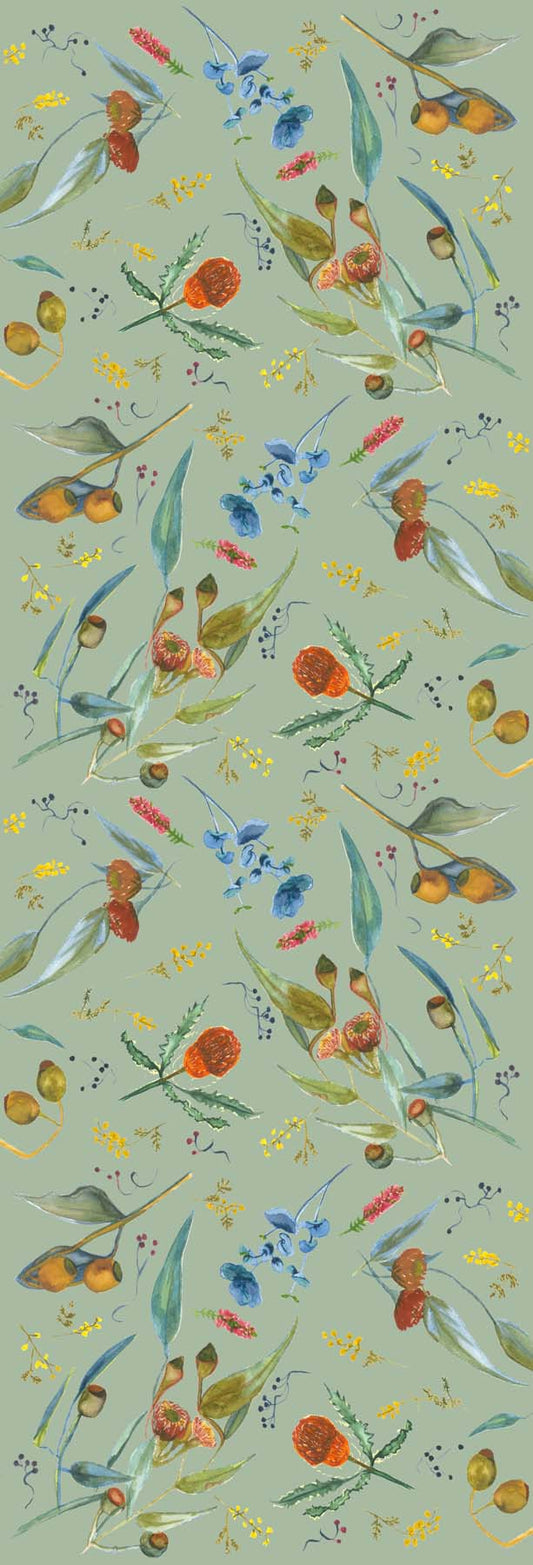 Wild Botanical Meadow – Cotton Modal Scarf