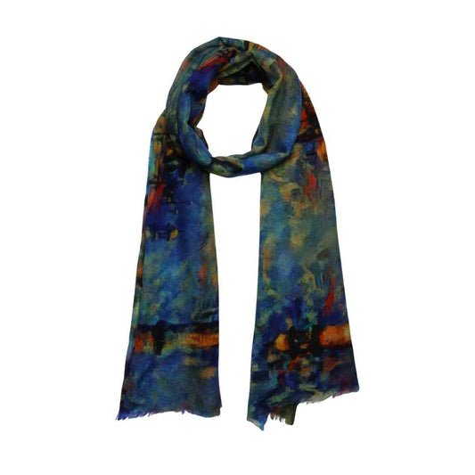 Architectural Cotton Modal Designer Scarf