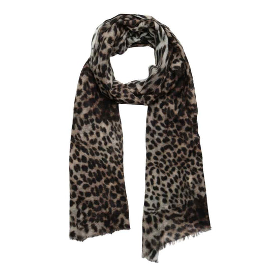 Animal Fine Merino Silk Designer Scarf