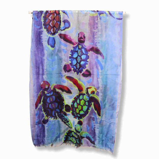 Animal Merino Silk Designer Scarf