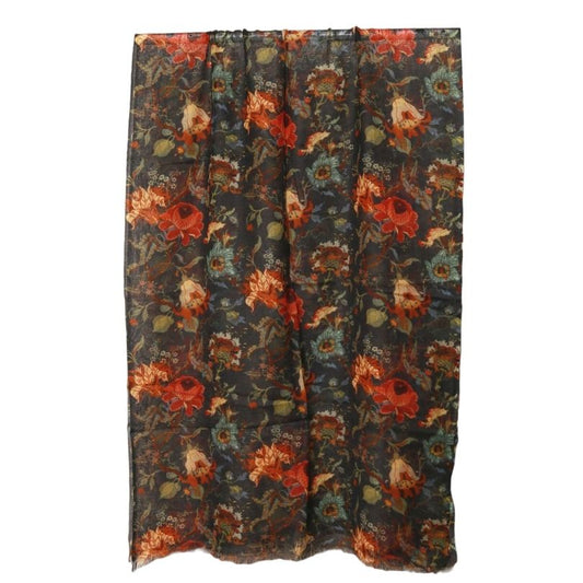 Floral Modal Silk Designer Scarf