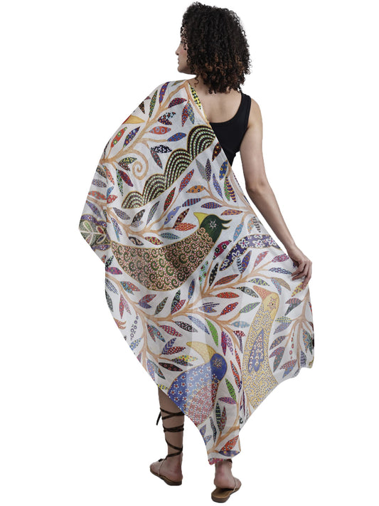 Animal Modal Silk Designer Scarf