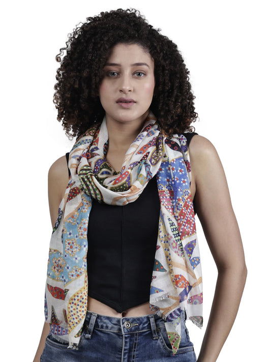 Animal Modal Silk Designer Scarf