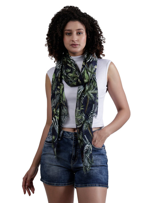 Tropical Modal Silk Designer Scarf