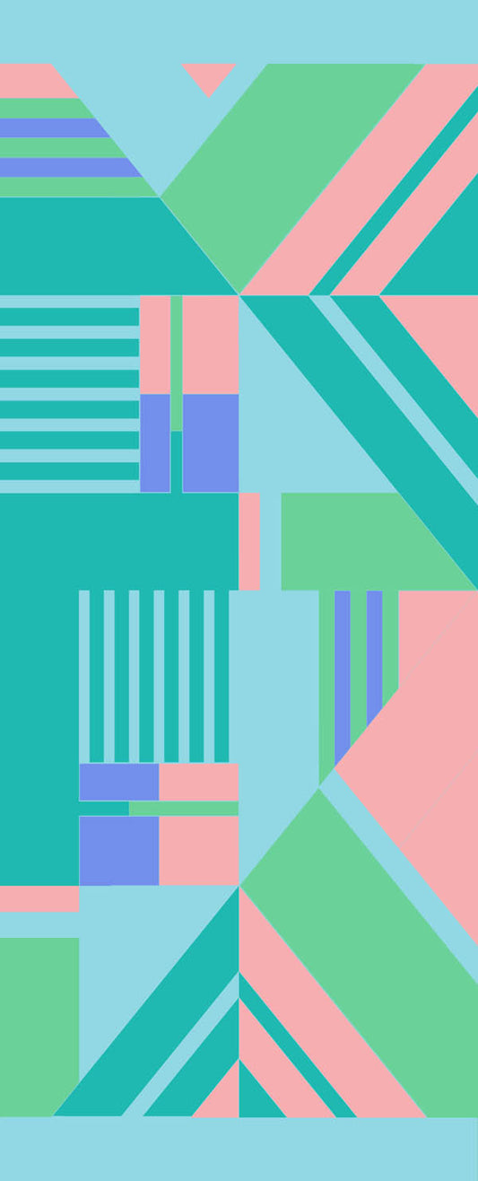 Geometrical Linen Designer Scarf
