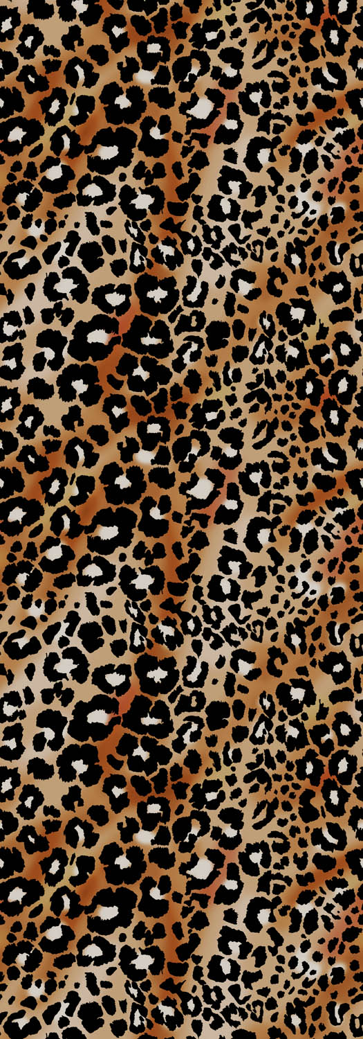 Leopard  Print Merino Silk Designer Scarf