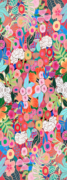 Floral Fiesta Royale – Modal Silk Scarf