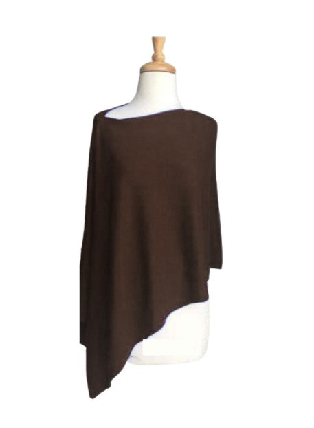 Poncho marron