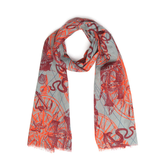 Australian Coastal Cotton Modal Designer Scarf