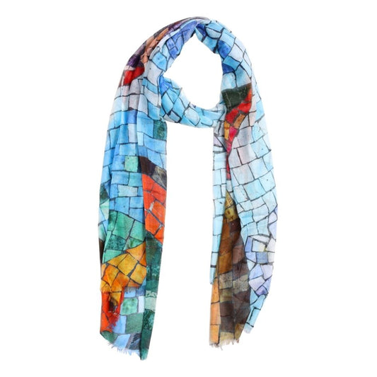 Abstract Modal Silk Designer Scarf