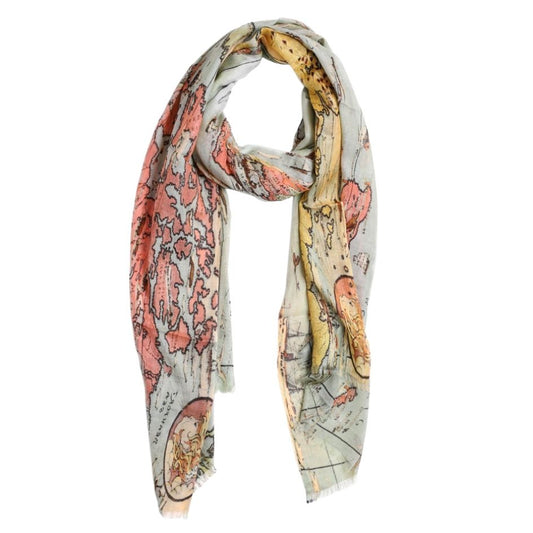 Abstract Modal Silk Designer Scarf