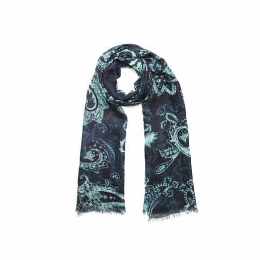 Paisleys Fine Merino Silk Designer Scarf