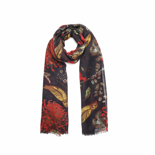 Animal Merino Silk Designer Scarf