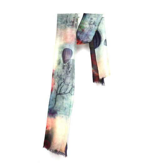 Abstract Modal Silk Designer Scarf